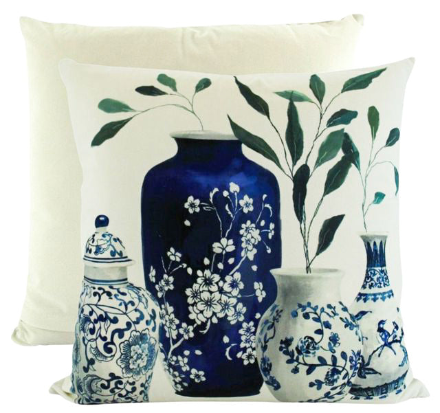 Dream Come Blue Velvet Cushion