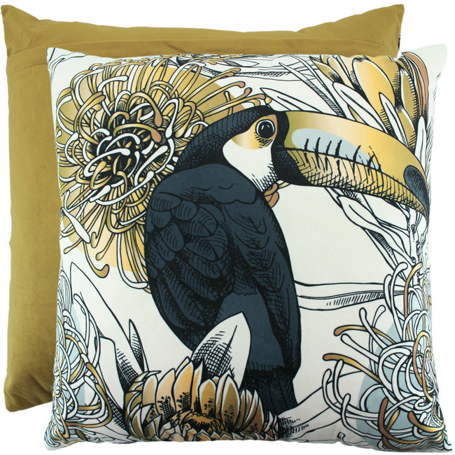 Toucan Do It Velvet Cushion