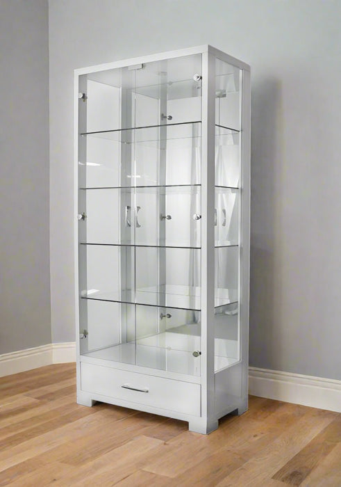 White Wilson Display Cabinet