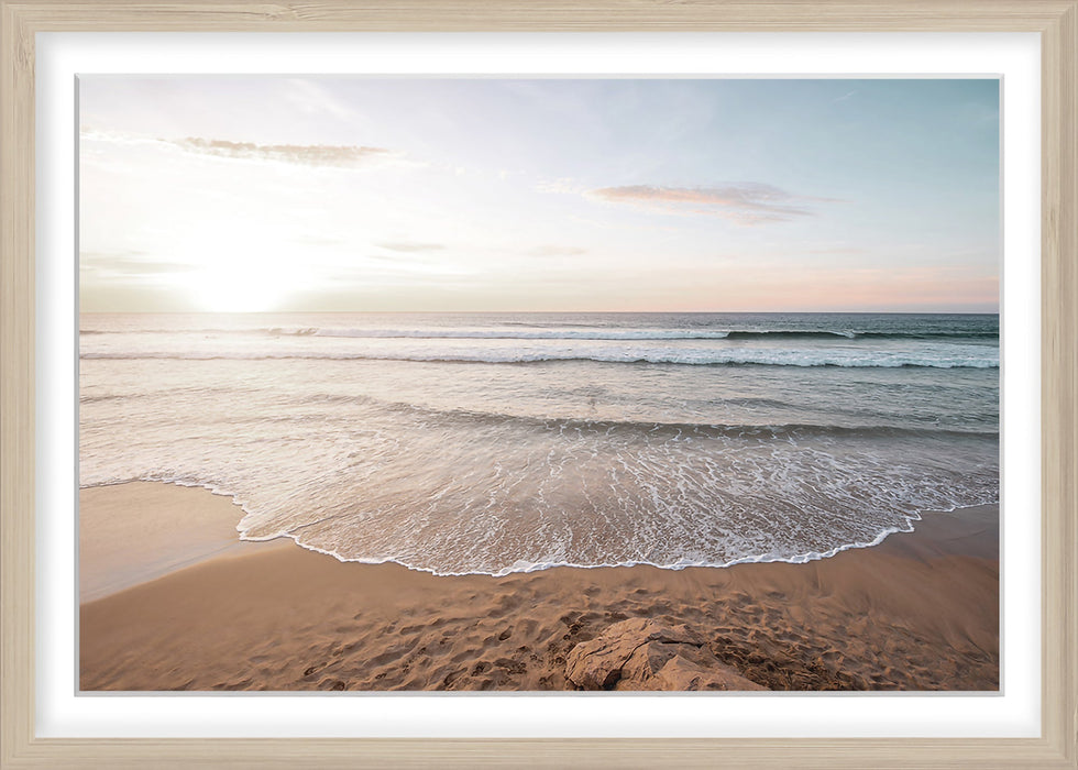 Resting Beach Face Print