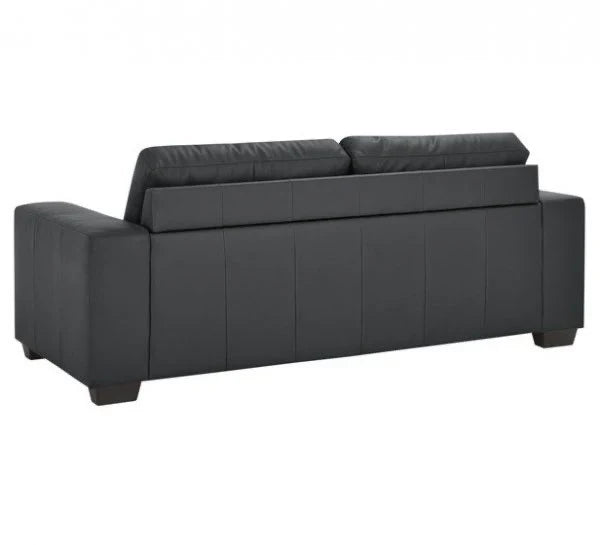 3 Seater Bianca Faux Leather Sofa - Fire Resistant
