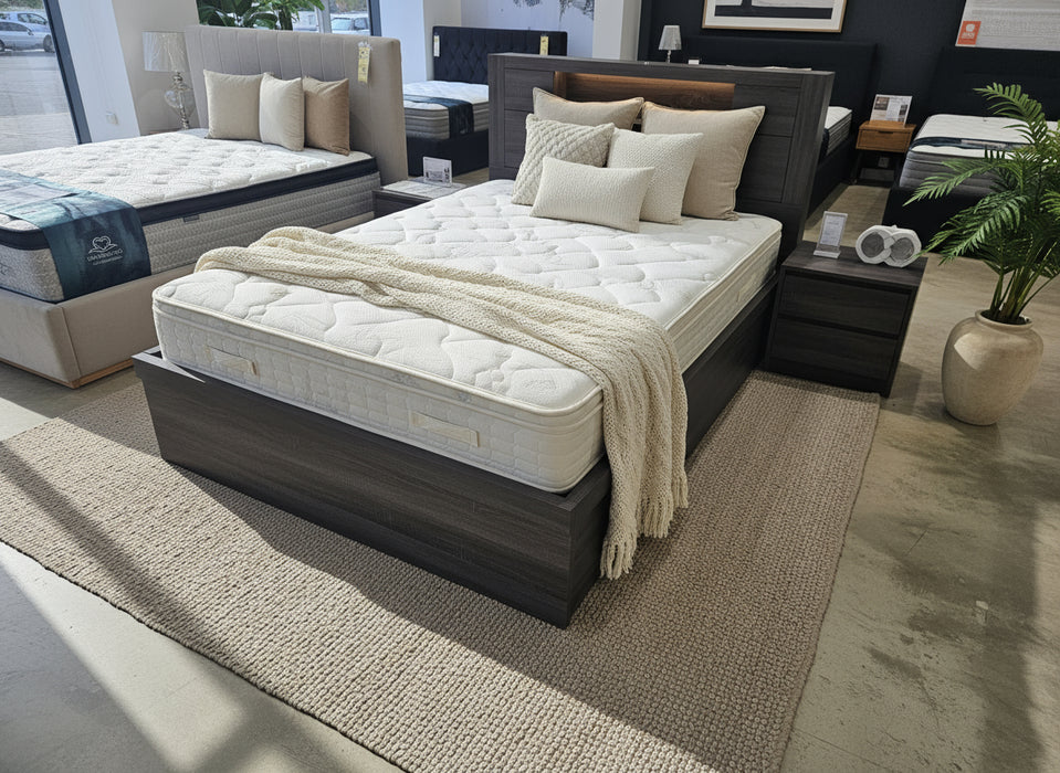 Rebecca Gas Lift Bed - Charcoal