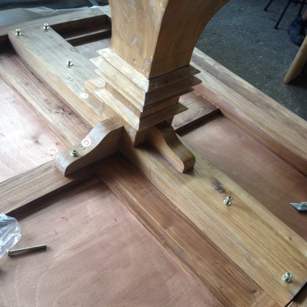 Kensington Solid Elm Wood Dining Table