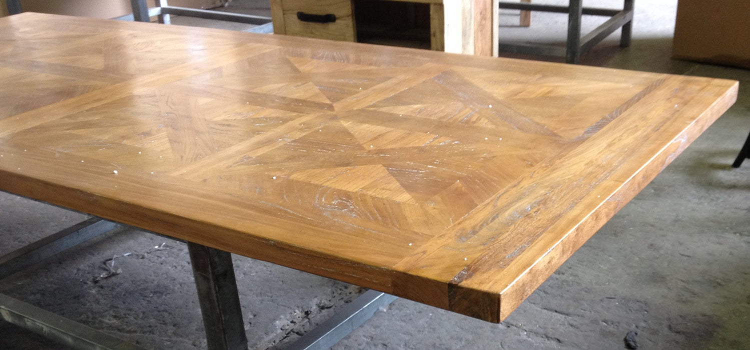 Kensington Solid Elm Wood Dining Table