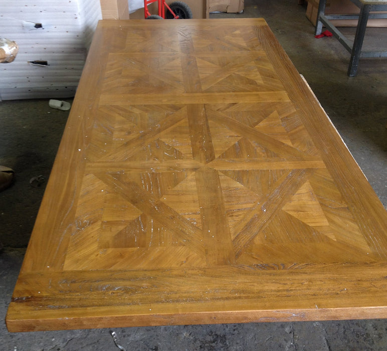 Kensington Solid Elm Wood Dining Table