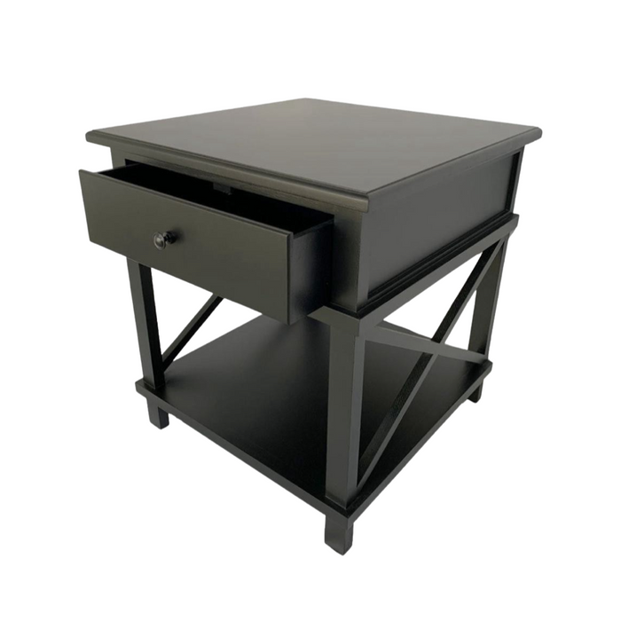 Hampton Black Side Table