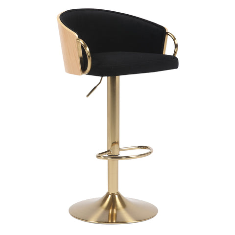 Jesse Gold Gas Lift Kitchen Stool