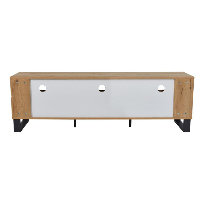 Mildura Oak 1.6m Entertainment Unit - FULLY ASSEMBLED