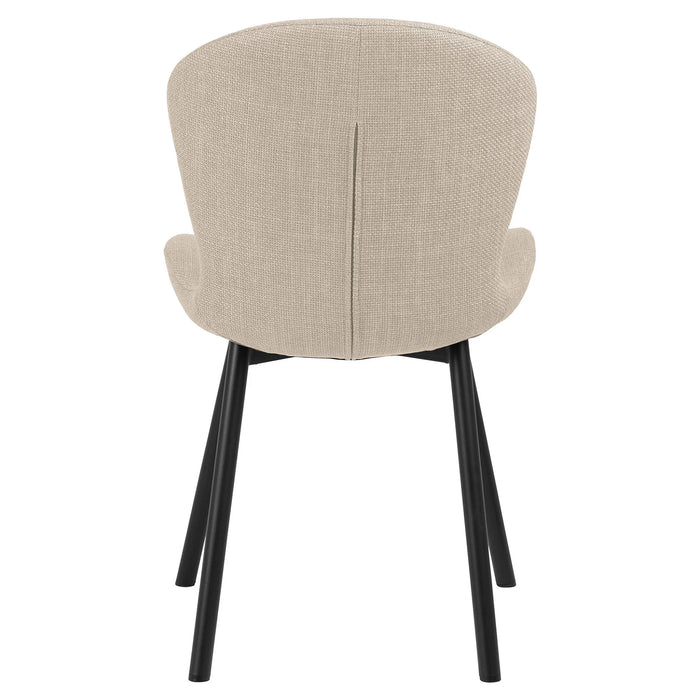 Louka Fabric Dining Chair - Beige