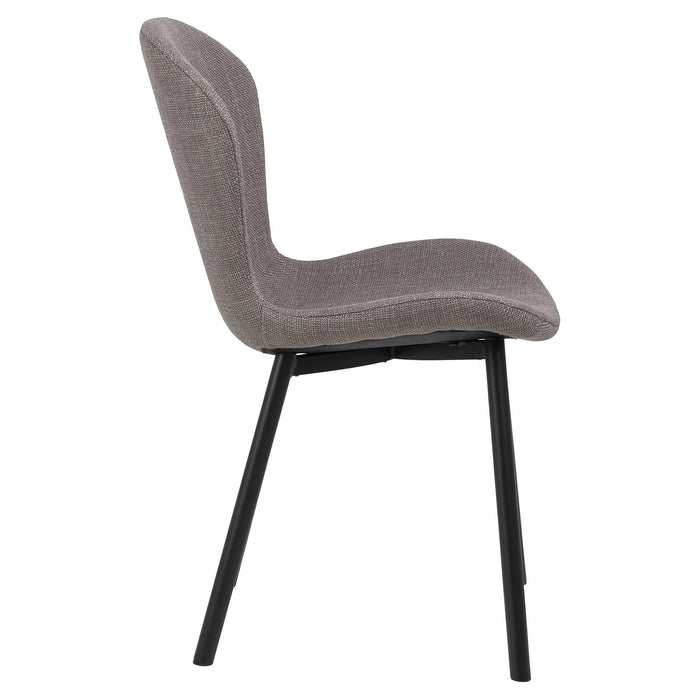 Louka Fabric Dining Chair - Grey
