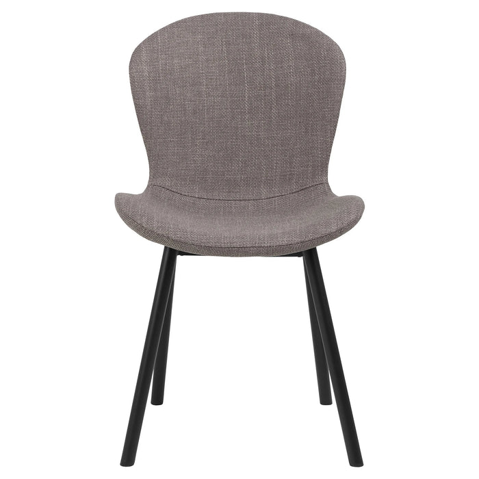 Louka Fabric Dining Chair - Grey