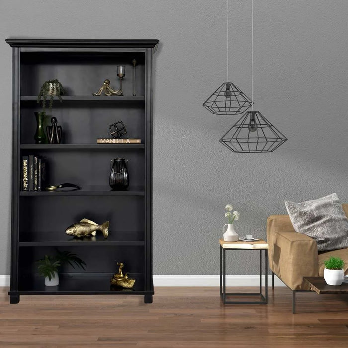 Sorrento Timber Bookshelf - Black