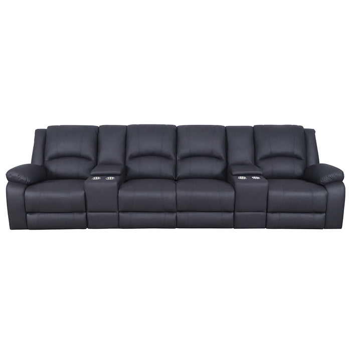 Cooks 4 Seater Recliner Home Theatre Sofa