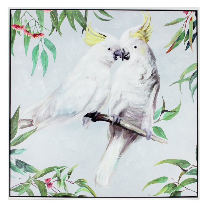 Kissing Cockatoo Painting 8-12
