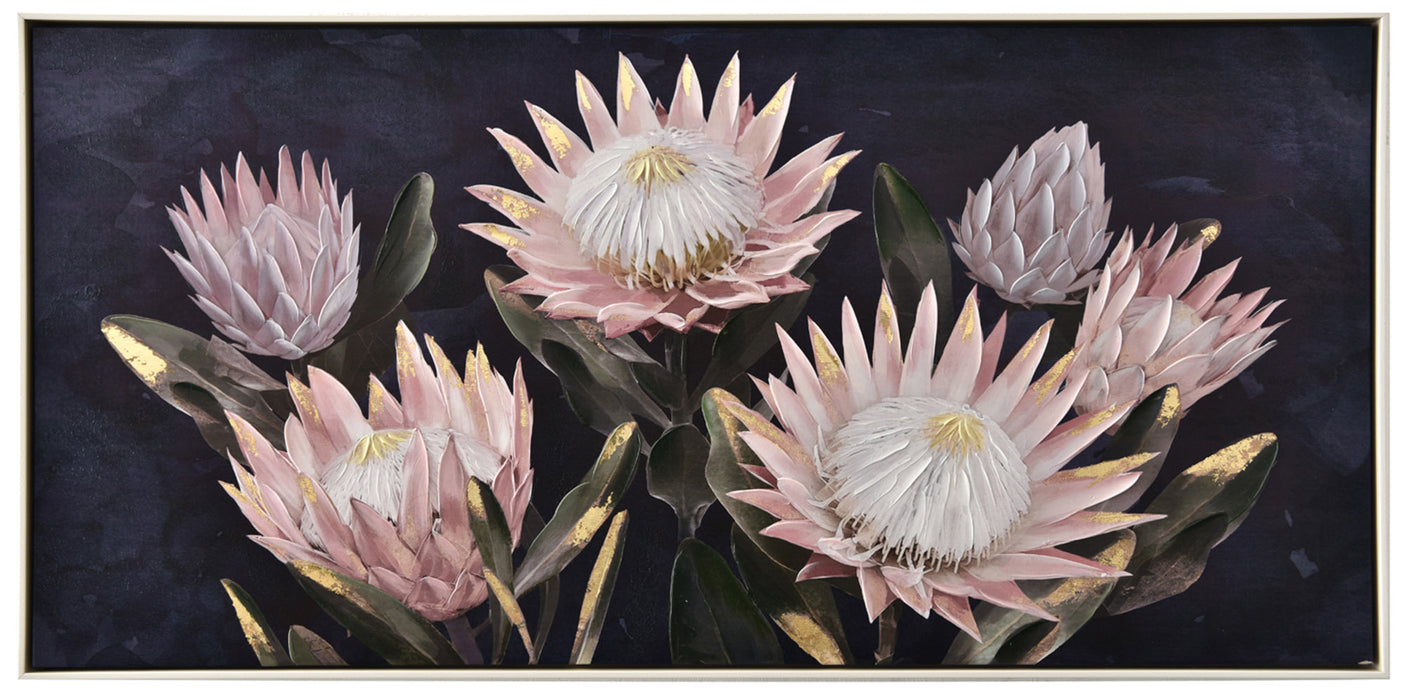 Night Proteas Painting 8-12