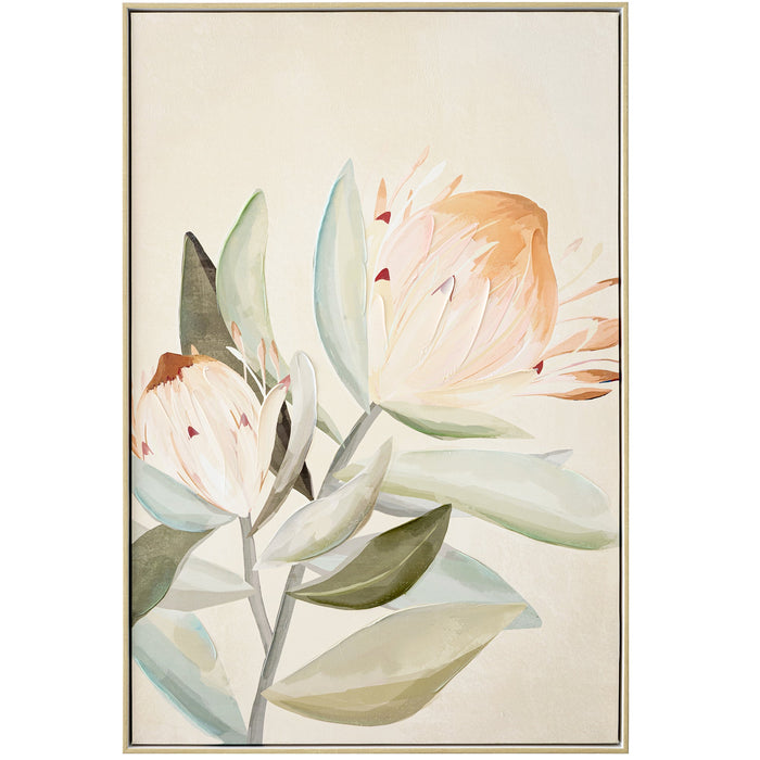 My Protea Heart Painting