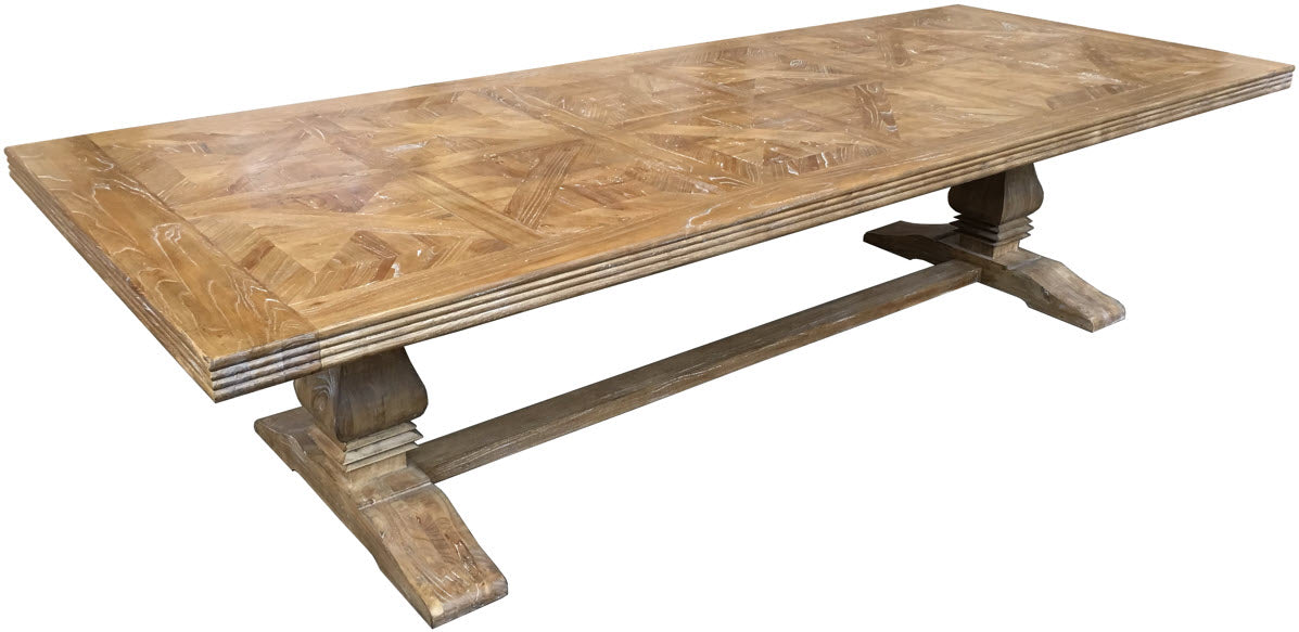 Kensington Solid Elm Wood Dining Table