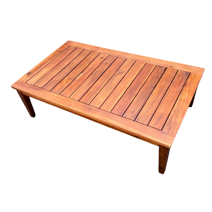 5 Seater Miranda Outdoor Timber Table Wicker Lounge Set