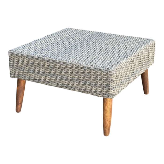 4 Seater Byron Timber Wicker with Coffee Table Lounge Set