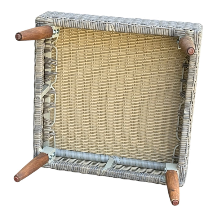 4 Seater Byron Timber Wicker with Coffee Table Lounge Set