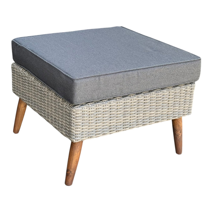 4 Seater Byron Timber Wicker with Coffee Table Lounge Set