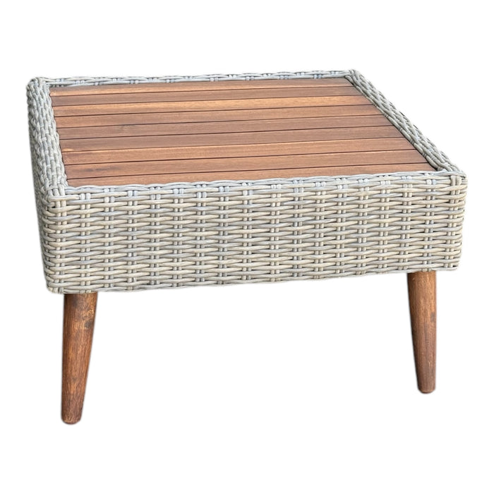 4 Seater Byron Timber Wicker with Coffee Table Lounge Set