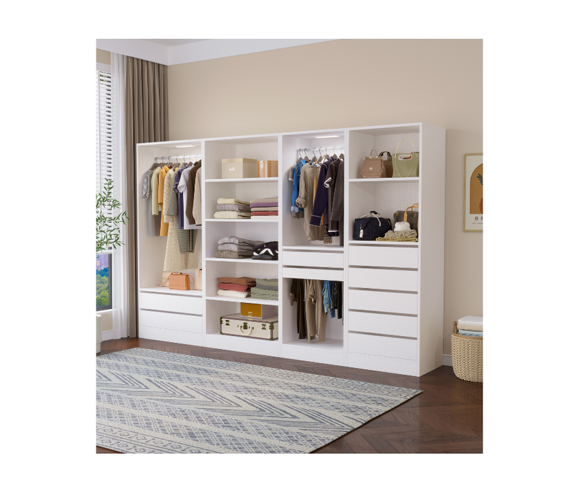 Botany 2.8m Set of 4 Built-In Wardrobe