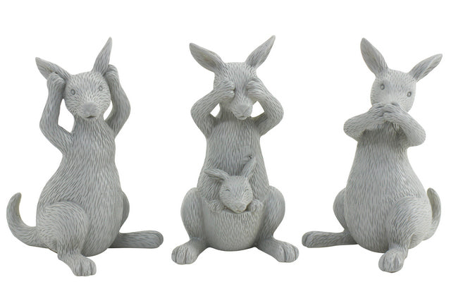 Set of Grey Kangaroo