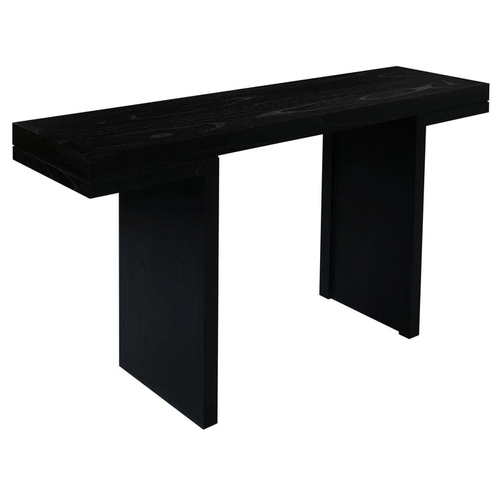 Brentwood 1.3m Black Console Table