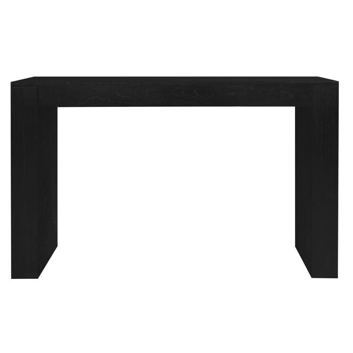 Hudson 1.2m Black Console Table - Mindi wood
