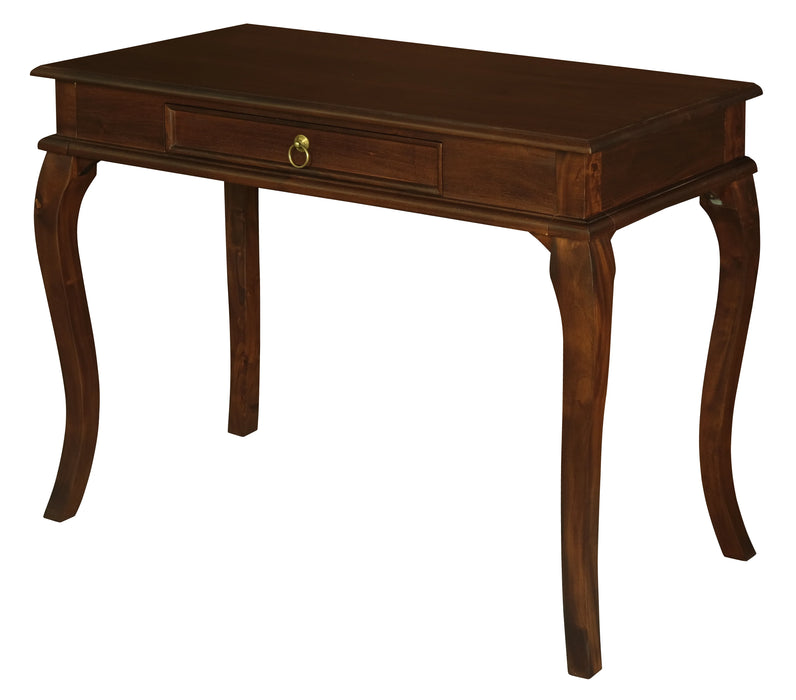 Queen Ann 1.0m Console Hallway Table - Walnut