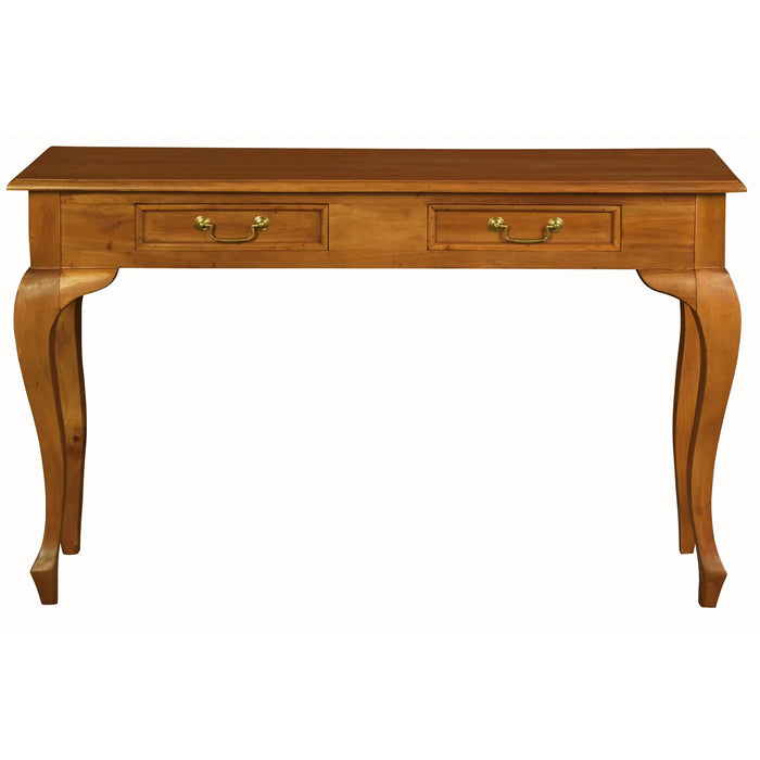 Queen Ann 1.0m Console Hallway Table - Light Pecan
