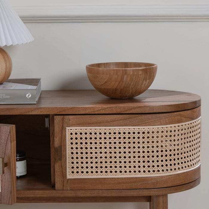 Kelly 80cm Console Table - Mindi Wood
