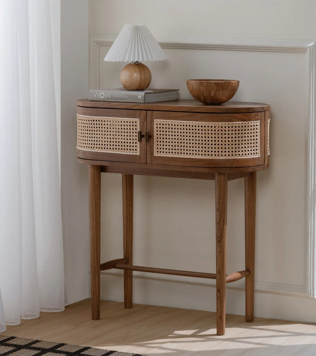 Kelly 80cm Console Table - Mindi Wood