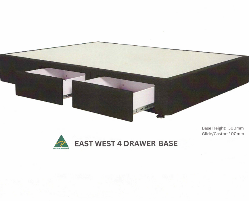 East West 4 Drawer Double Base, 138 x 190CM