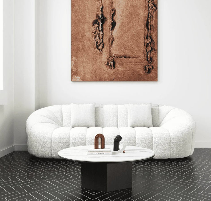 Pumpkin 3 Seater Lounge White