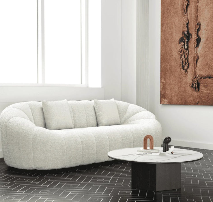 Pumpkin 3 Seater Lounge White