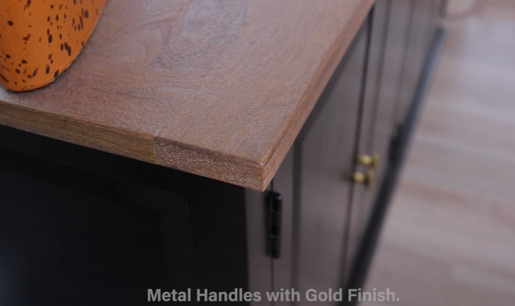 Victoria 1.8m Side Board Buffet - Oak Black