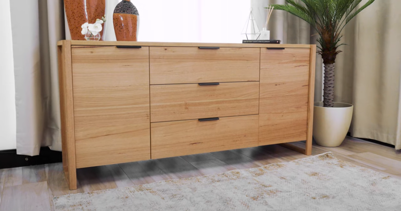Perita 1.8m Sideboard Buffet - Messmate Wood