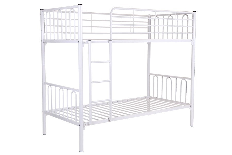 Cindy Metal Bunk Bed - White