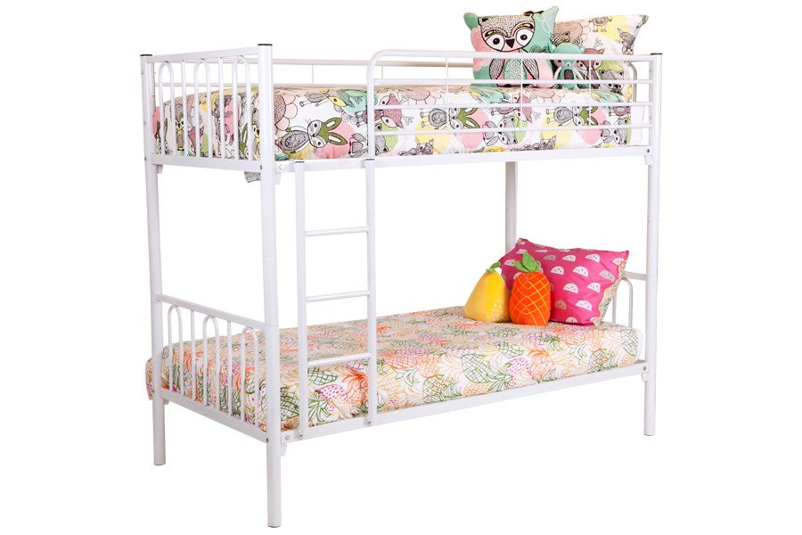Cindy Metal Bunk Bed - White