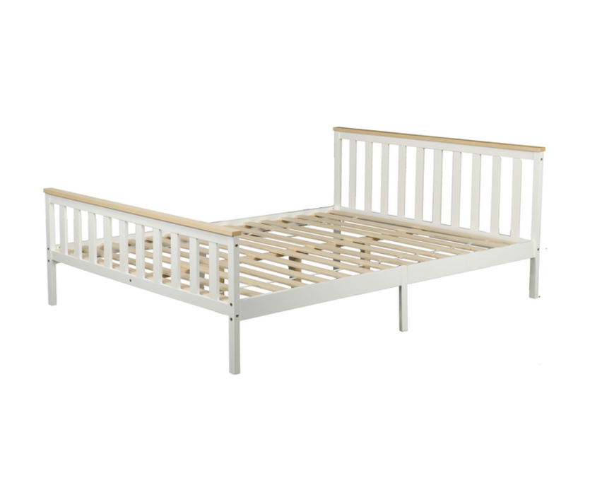 Glebe Queen Bed - Pine Wood