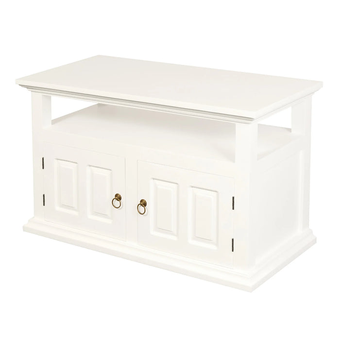 Tasmania 97CM White 2 Door TV Stand