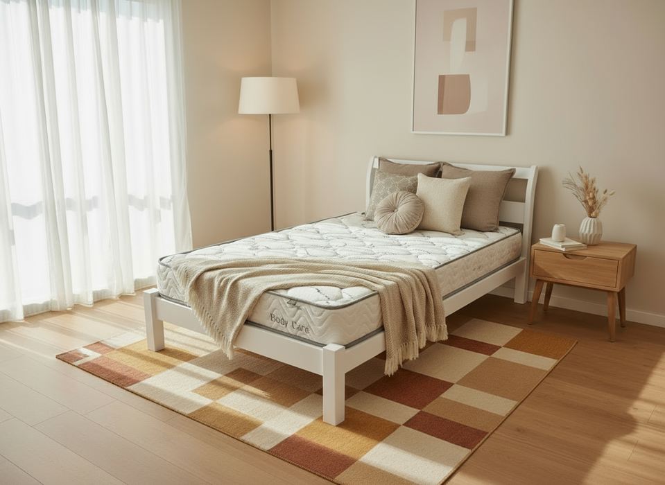 Hayward Pine Wood Double Bed - Options: 6 Colours