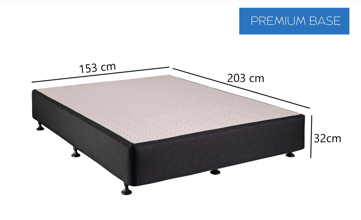 Posture Queen Bed Base - Options: 6 Colours