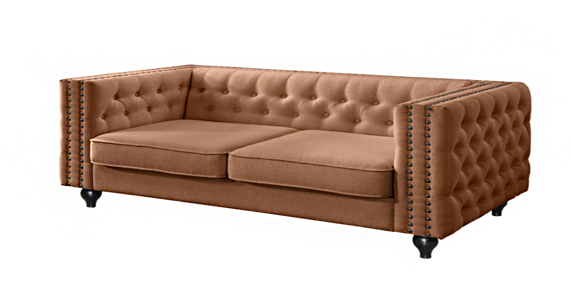 Mariva 3 Seater Sofa Set - Tan