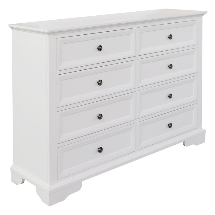 Sala 1.55m 8 Drawer Dresser - White