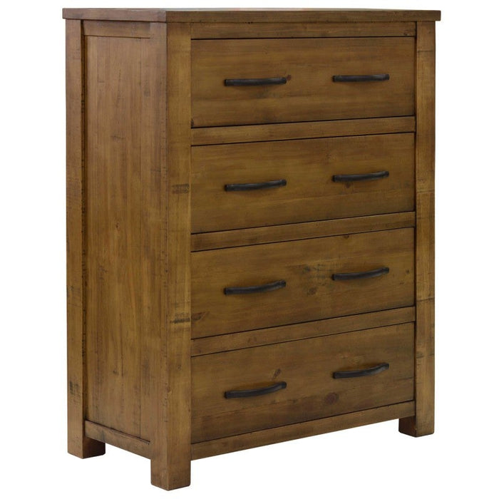 Augusta 4 Drawer Timber Tallboy