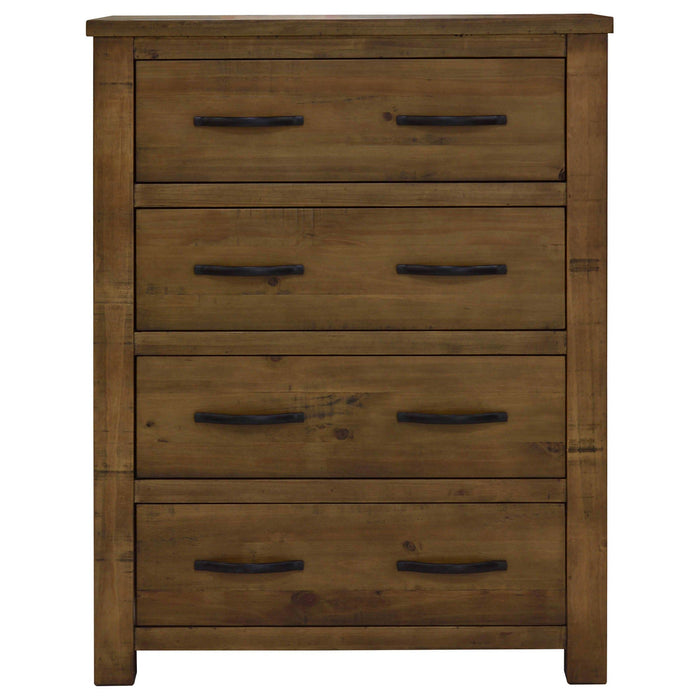 Augusta 4 Drawer Timber Tallboy
