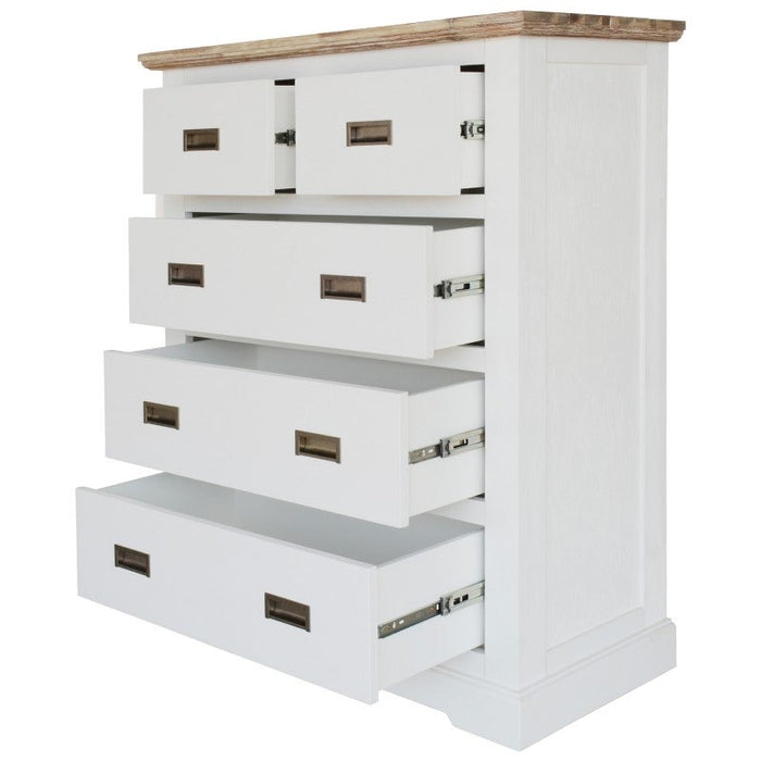 Folkestone 5 Drawers Tallboy